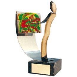 Miro Art Handmade Metal Trophy