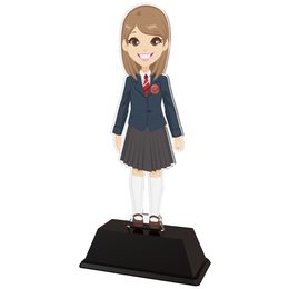 Girls School Uniform Custom Acrylic Award