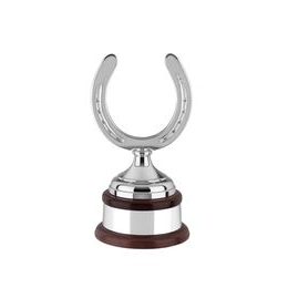 Silver Plated Horse Shoe Award