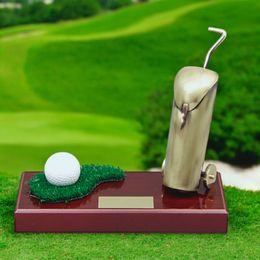 Aragon Golf Bag Handmade Metal Trophy