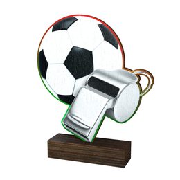 Sierra Football Referee Real Wood Trophy