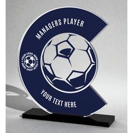 Cantu Deluxe Custom Printed Managers Player Football Trophy