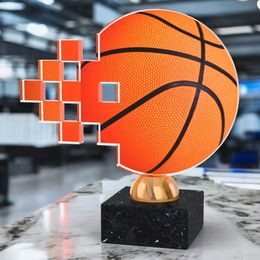 Techspire Basketball Acrylic Trophy