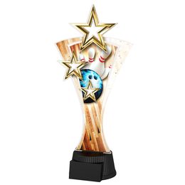 Triple Star Tenpin Bowling Trophy