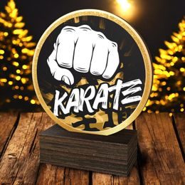 Holt Classic Karate Real Wood Trophy