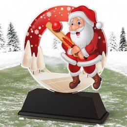 Santa Cricket Christmas Trophy