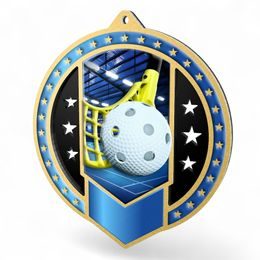 Sentinel Floorball Stainless Steel Medal