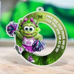 "PomPomster" The Cheerleading Trophy Monster Inspire Medal