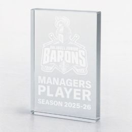 Halcyon Engraved Glass Award