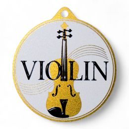 Quantum Violin Stainless Steel Medal