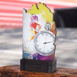 Shard Female Running Eco Friendly Wooden Trophy