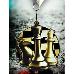 Rincon Classic Chess Black Acrylic Medal