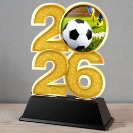 Football Year Trophy – Sports Award with Year Selection