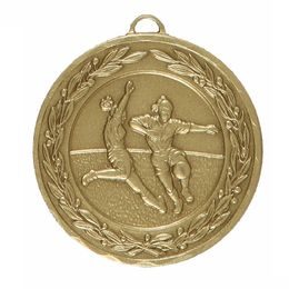Diamond Edged Female Football Bronze Medal