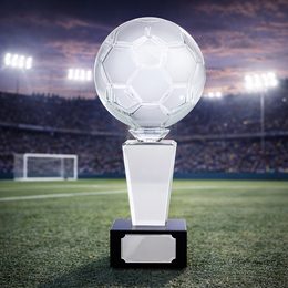 Ultimate 3D Crystal Football Trophy