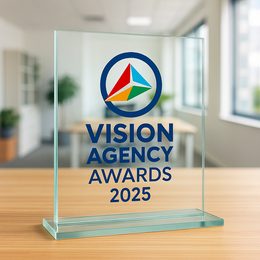 Eloise Full Colour Printed Glass Award