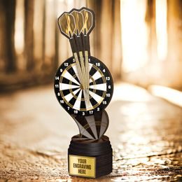 Frontier Classic Real Wood Darts Trophy