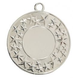 Cluster Star Logo Insert Silver Medal