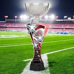 Triple Star Amercian Football Silver Trophy Cup
