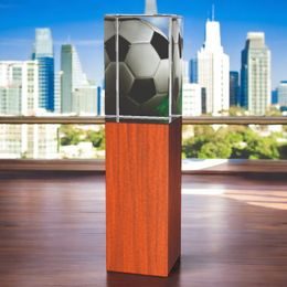 Lumina Football Wood and Glass Award