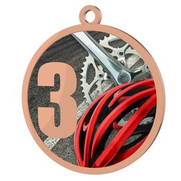 Cycling 3rd Place Printed Bronze Medal