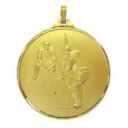 Diamond Edged Cricket Gold Medal