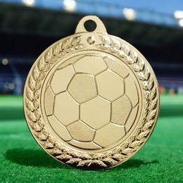 Champion Embossed Football Gold Mini Medal