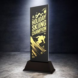 Shadowline Holiday Skiing Champion Trophy – Stainless Steel Award