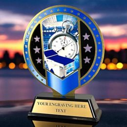 Sentinel Stainless Steel Swimming Trophy