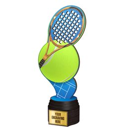 Frontier Real Wood Tennis Trophy