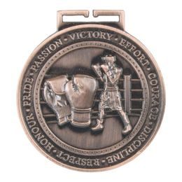 Olympia Boxing Medal Bronze 70mm