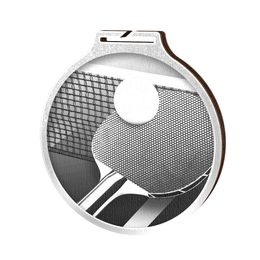 Habitat Classic Table Tennis Silver Eco Friendly Wooden Medal