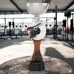 Montreal Pistol Shooting Silver Cup Trophy