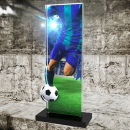 Apla Blue Football Kit Trophy