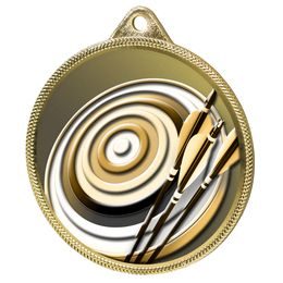 Archery Classic Texture 3D Print Gold Medal