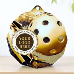 Dodeca Floorball Stainless Steel Logo Insert Medal