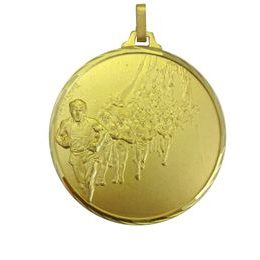 Diamond Edged Marathon Running Gold Medal