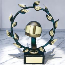 Zaragoza Motorsports Laurel Handmade Metal Trophy