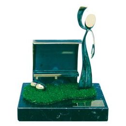 Getafe Football Managers Bench Handmade Metal Trophy