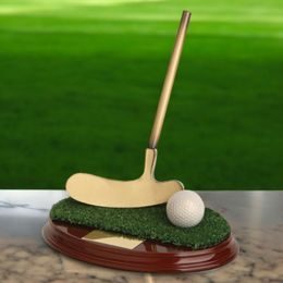 Navas Golf Putter Handmade Metal Trophy