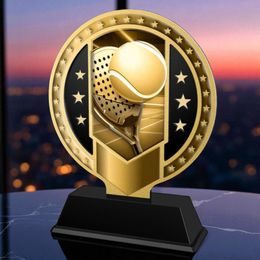 Sentinel Classic Stainless Steel Padel Trophy