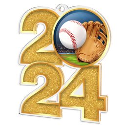 Baseball 2024 Acrylic Medal