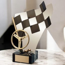 Guadarrama Motorsports Wheel Handmade Metal Trophy