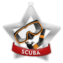 Scuba Diving Mini Star Silver Medal
