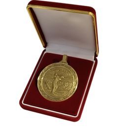 Deluxe Velour Medal Box Red 42mm