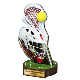 Grove Lacrosse Real Wood Trophy