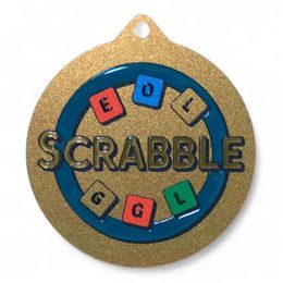 Quantum Scrabble Stainless Steel Medal