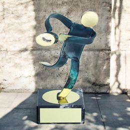 Toledo Rugby Handmade Metal Trophy