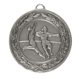 Diamond Edged Female Football Silver Medal