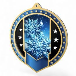 Sentinel Snowflake Stainless Steel Medal